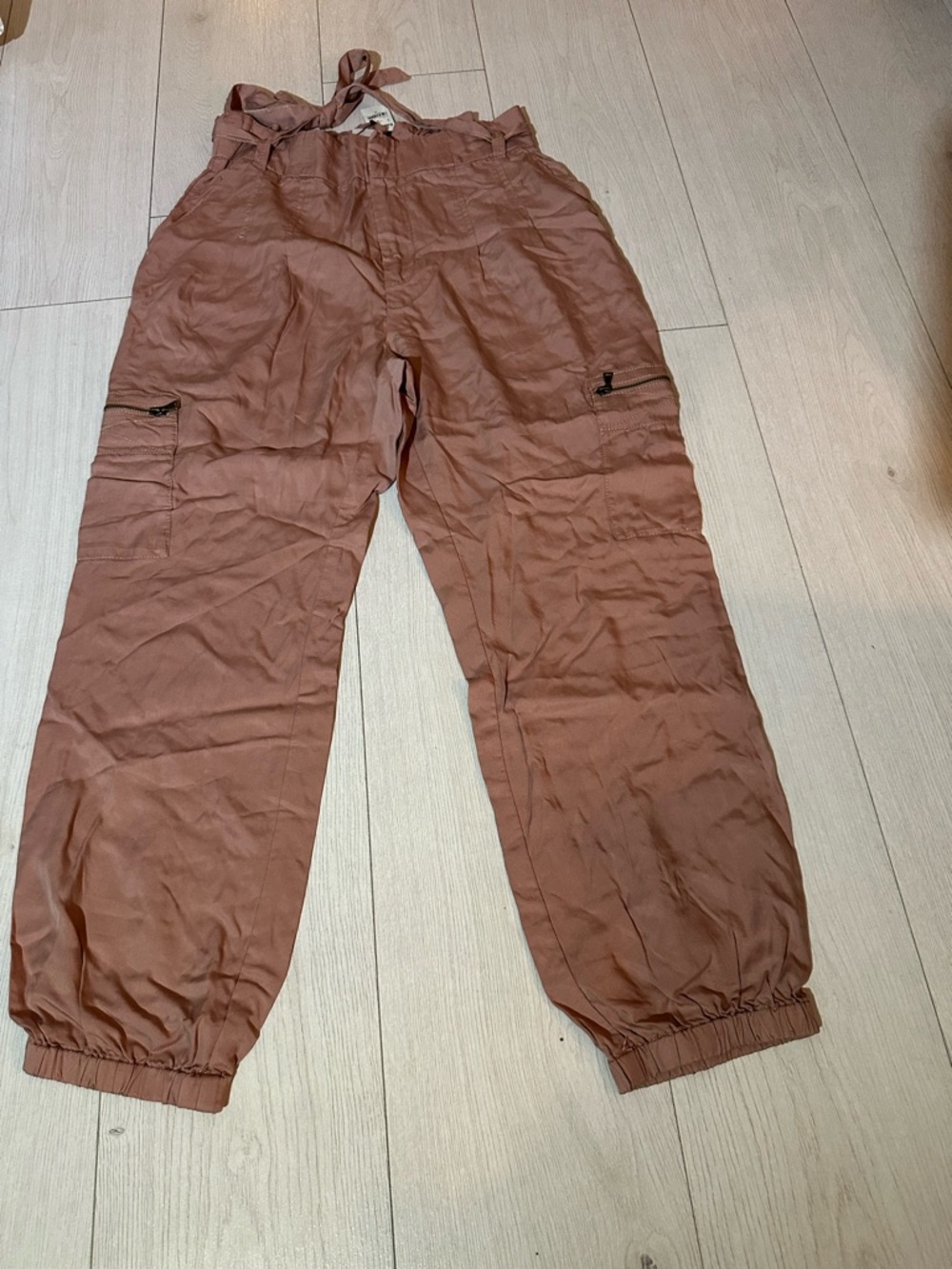 New Express Cargo pants- dusty rose